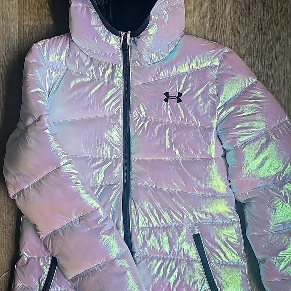 NEW Girls Under Armour Puffer Jacket - Picture 1 of 7